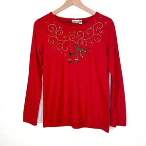 Kim Rogers Reindeer Top